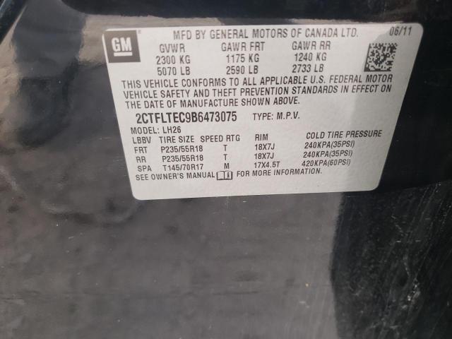Photo 10 from auction – 2011 GMC TERRAIN SL with VIN 2CTFLTEC9B6473075