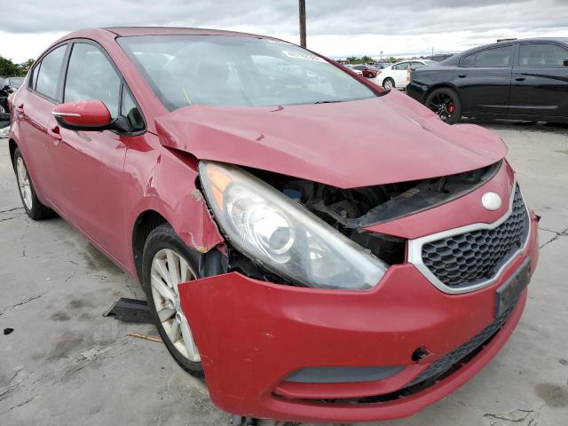KIA FORTE LX 2014 with VIN KNAFX4A60E5126589 - Photo from auction