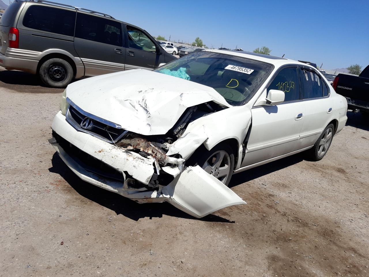 Photo 2 from auction – 2003 ACURA 3.2TL TYPE with VIN 19UUA56963A067235