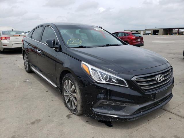HYUNDAI SONATA SPO 2015 with VIN 5NPE34AF9FH093085 - Photo from auction