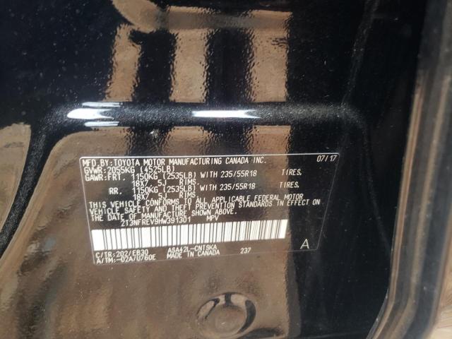 Photo 10 from auction – 2017 TOYOTA RAV4 SE with VIN 2T3NFREV9HW391301