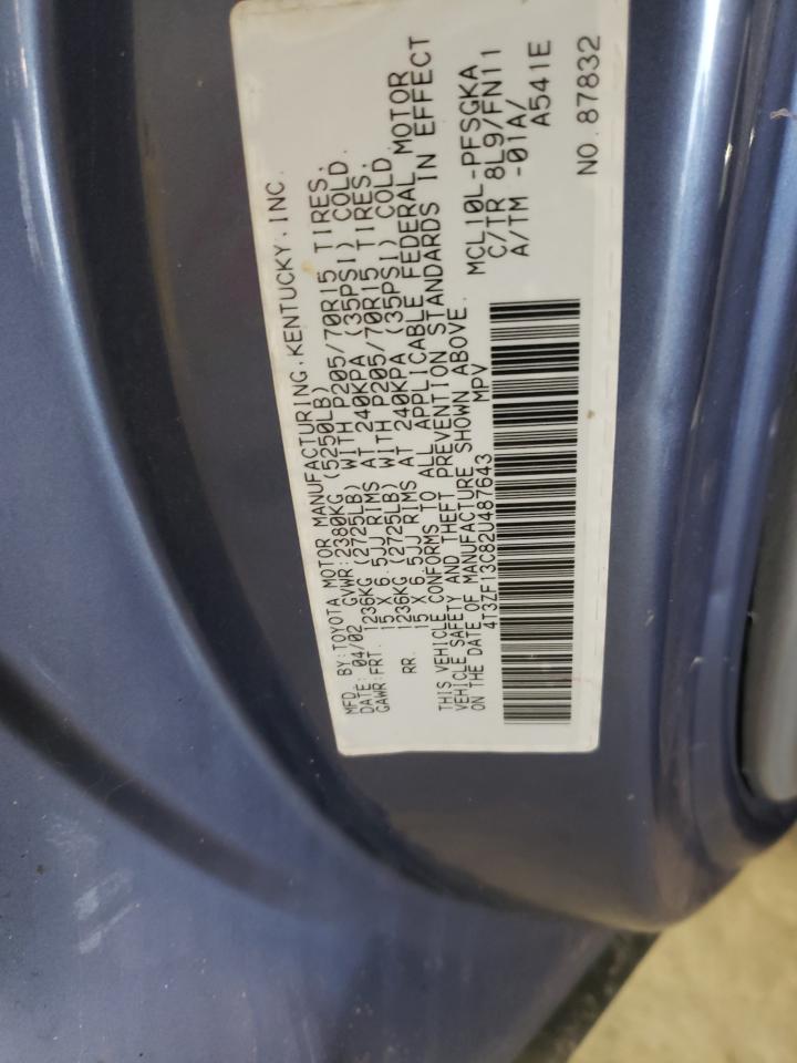 Photo 11 from auction – 2002 TOYOTA SIENNA LE with VIN 4T3ZF13C82U487643