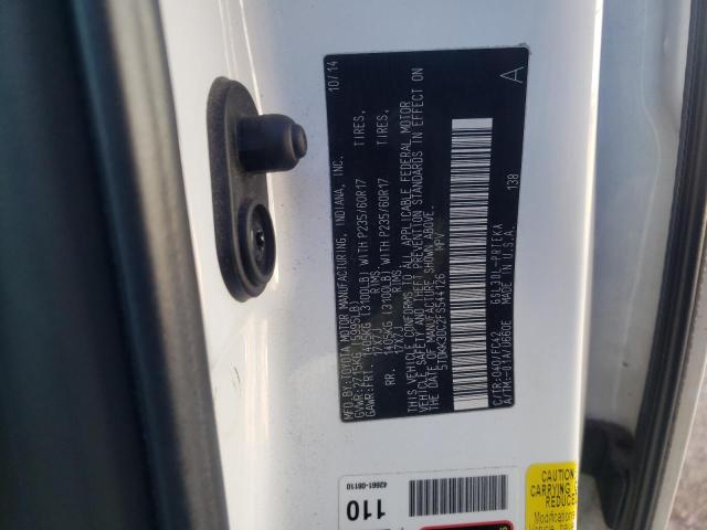 Photo 10 from auction – 2015 TOYOTA SIENNA LE with VIN 5TDKK3DC2FS544126
