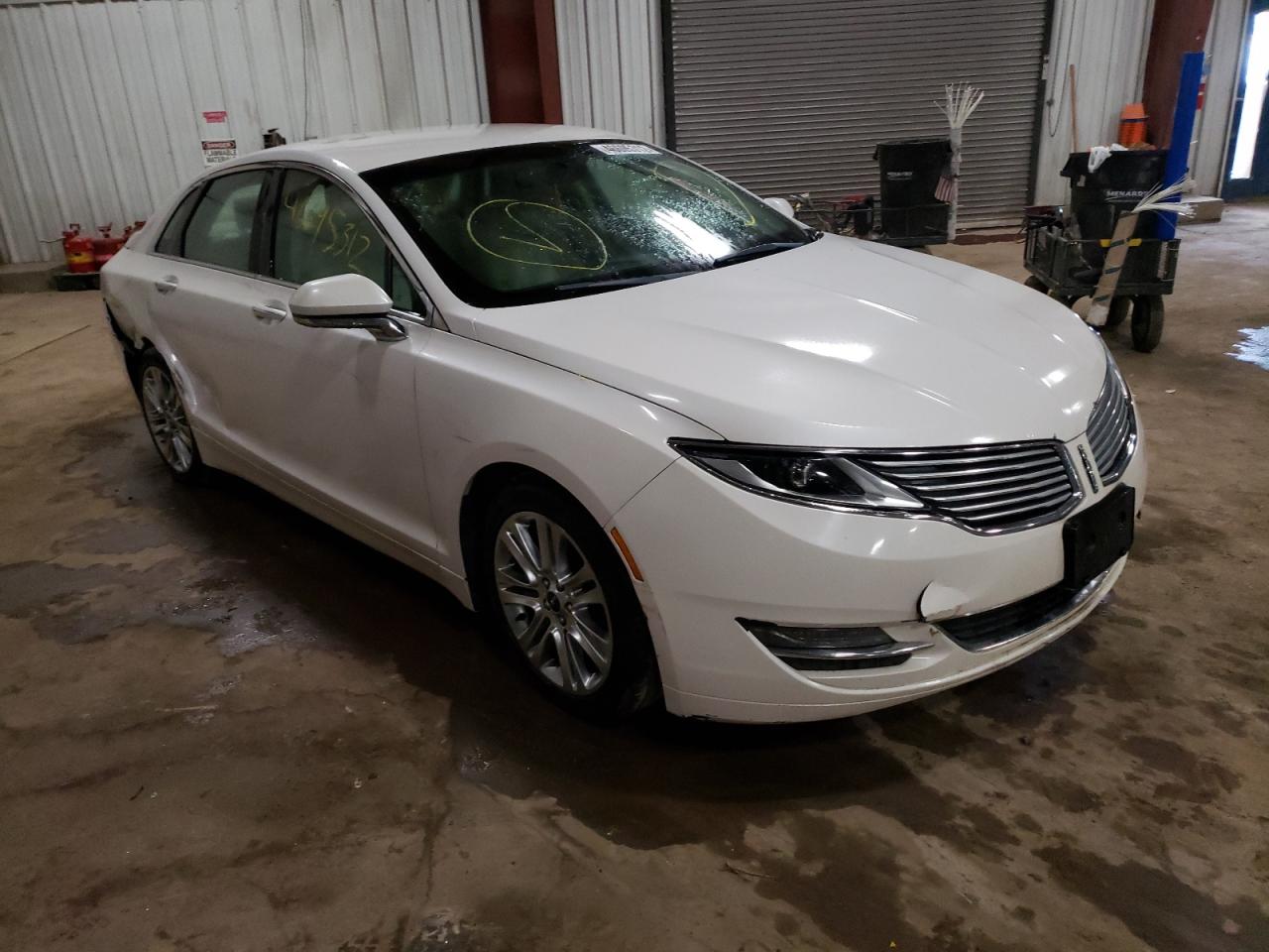 LINCOLN MKZ 2013 with VIN 3LN6L2G91DR824754 - Photo from auction