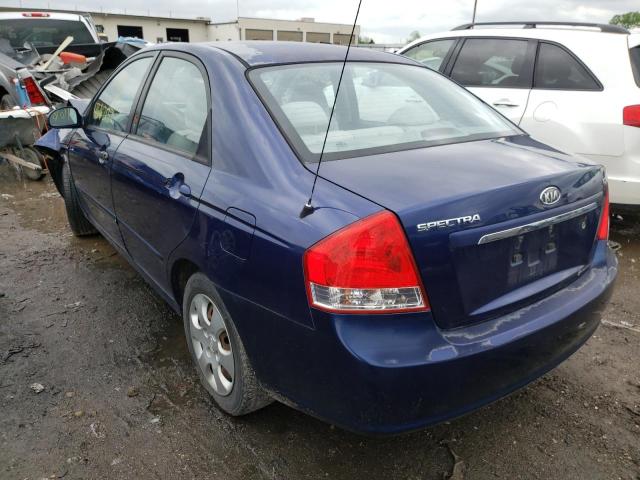 Photo 3 from auction – 2009 KIA SPECTRA EX with VIN KNAFE221095622222