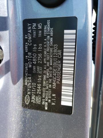 Photo 10 from auction – 2011 HYUNDAI GENESIS 3. with VIN KMHGC4DE1BU112803
