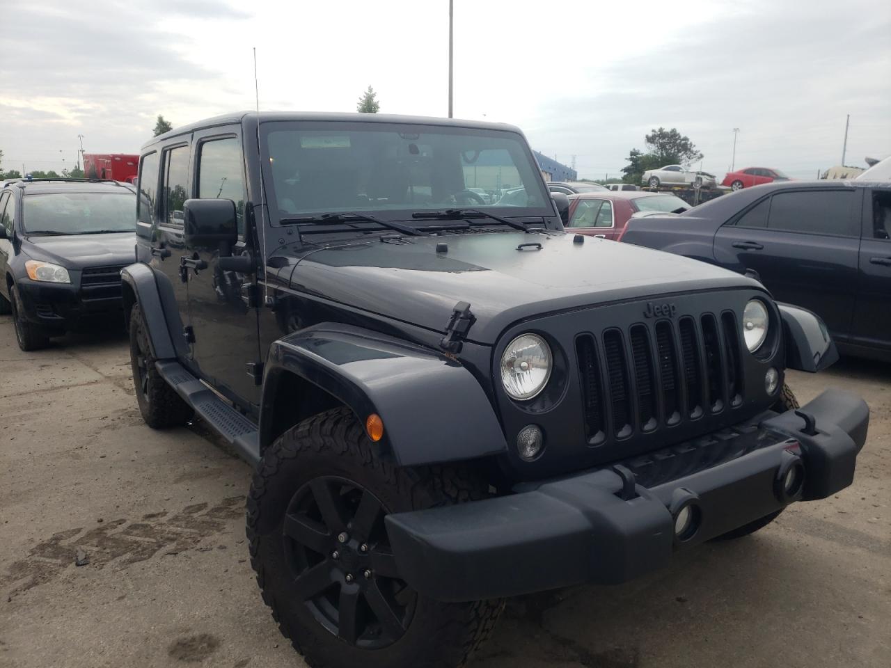 JEEP WRANGLER U 2014 with VIN 1C4HJWEG4EL312336 - Photo from auction