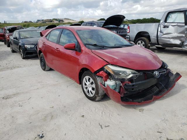 TOYOTA COROLLA L 2015 with VIN 2T1BURHE1FC331069 - Photo from auction