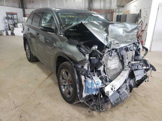 TOYOTA HIGHLANDER 2019 with VIN 5TDDZRFH3KS718800 - Photo from auction