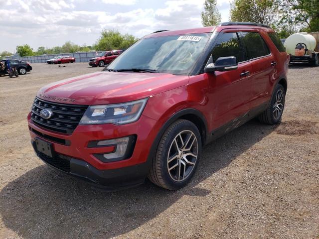 Photo 2 from auction – 2017 FORD EXPLORER S with VIN 1FM5K8GT9HGD60574