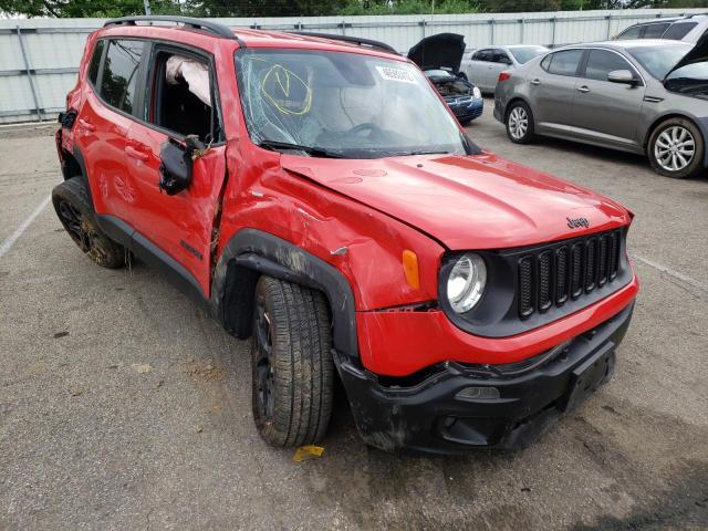 JEEP RENEGADE L 2017 with VIN ZACCJBBB3HPF90849 - Photo from auction
