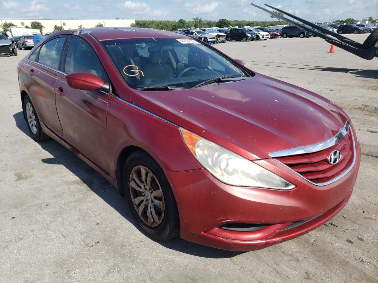 Photo 1 from auction – 2011 HYUNDAI SONATA GLS with VIN 5NPEB4AC0BH112139