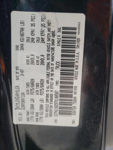 Photo 10 from auction – 2007 DODGE RAM 1500 S with VIN 1D7HU18297S188587