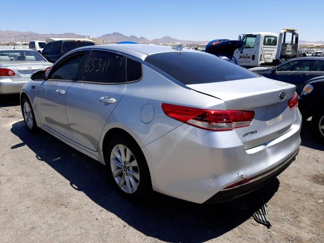Photo 3 from auction – 2016 KIA OPTIMA LX with VIN 5XXGT4L31GG076192