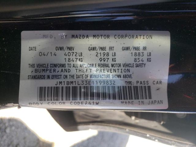 Photo 10 from auction – 2014 MAZDA 3 TOURING with VIN JM1BM1L33E1199832