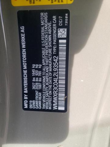 Photo 10 from auction – 2020 MINI COOPER with VIN WMWXR3C04L2L93542
