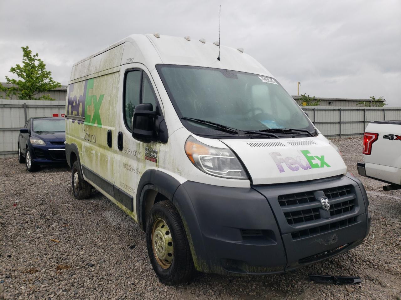 RAM PROMASTER 2014 with VIN 3C6TRVCG9EE101231 - Photo from auction