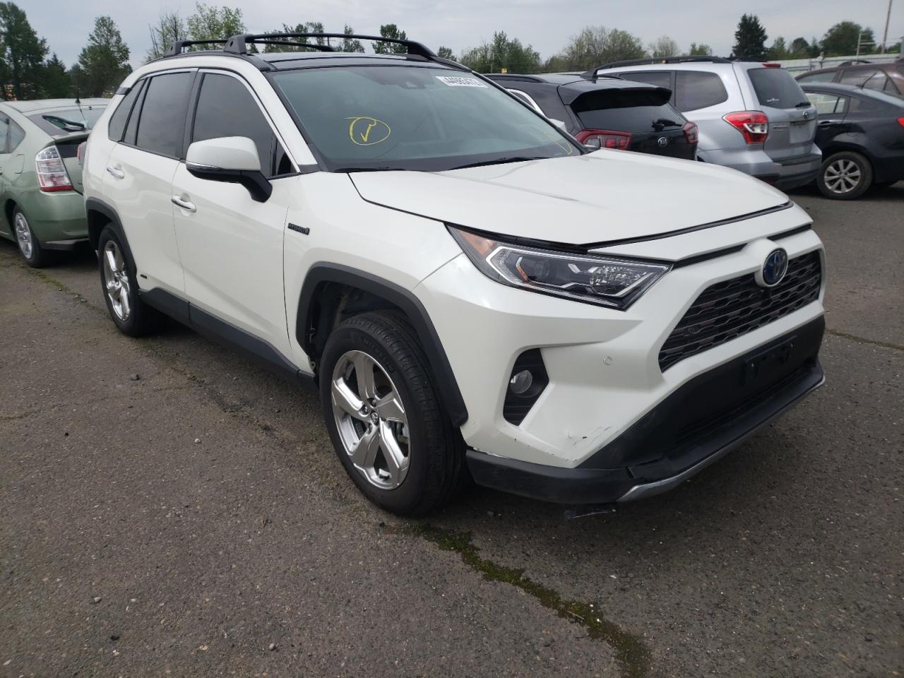 TOYOTA RAV4 LIMIT 2020 with VIN 4T3DWRFV8LU004983 - Photo from auction