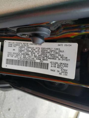 Photo 10 from auction – 2004 LEXUS GX 470 with VIN JTJBT20X340062052