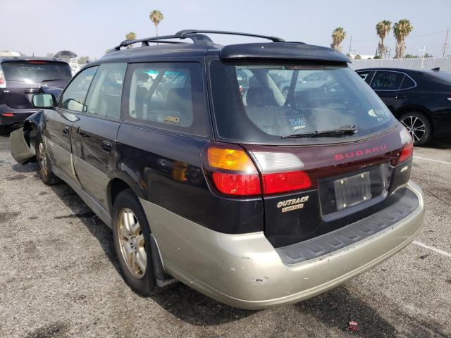 Photo 3 from auction – 2000 SUBARU LEGACY OUT with VIN 4S3BH6868Y6651236