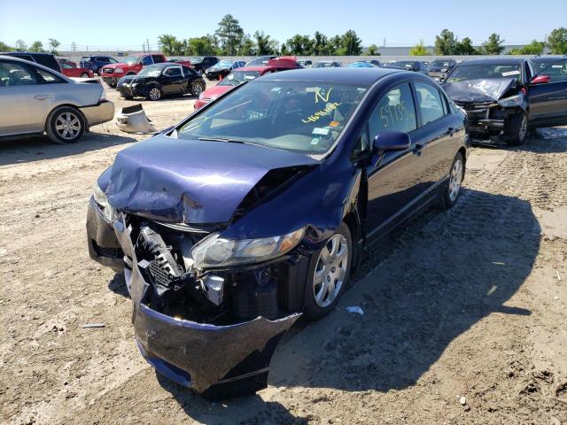 Photo 2 from auction – 2009 HONDA CIVIC LX with VIN 19XFA16559E016635