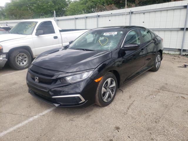 Photo 2 from auction – 2019 HONDA CIVIC LX with VIN 2HGFC2F62KH523271