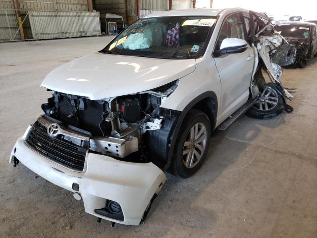 Photo 2 from auction – 2015 TOYOTA HIGHLANDER with VIN 5TDZARFHXFS011406