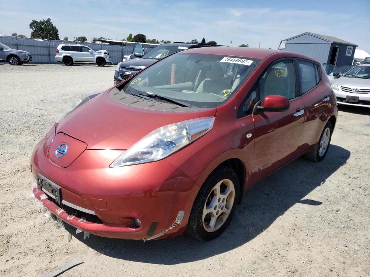 Photo 2 from auction – 2011 NISSAN LEAF with VIN JN1AZ0CP6BT003590