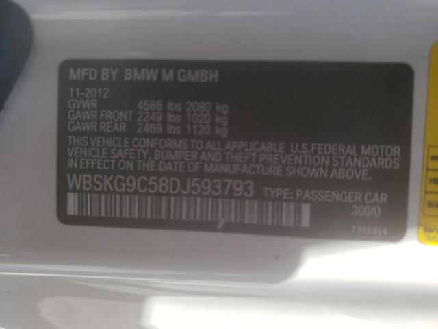 Photo 10 from auction – 2013 BMW M3 with VIN WBSKG9C58DJ593793