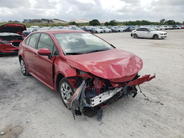 TOYOTA COROLLA LE 2020 with VIN JTDEPRAE5LJ033722 - Photo from auction