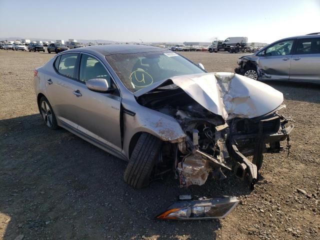 KIA OPTIMA HYB 2013 with VIN KNAGM4AD4D5050840 - Photo from auction