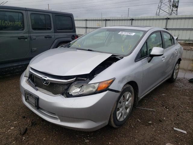 Photo 2 from auction – 2012 HONDA CIVIC LX with VIN 19XFB2E50CE050803