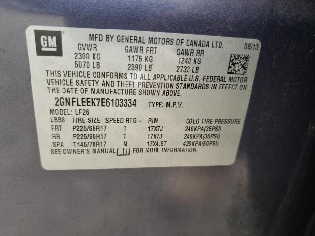 Photo 10 from auction – 2014 CHEVROLET EQUINOX LS with VIN 2GNFLEEK7E6103334