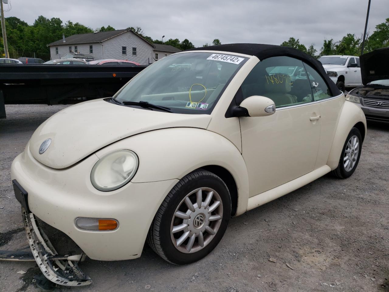 Photo 2 from auction – 2004 VOLKSWAGEN NEW BEETLE with VIN 3VWCM31Y54M340915