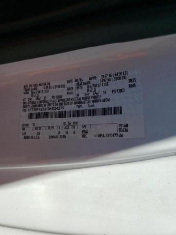 Photo 10 from auction – 2016 FORD F150 with VIN 1FTMF1E82GKE24279