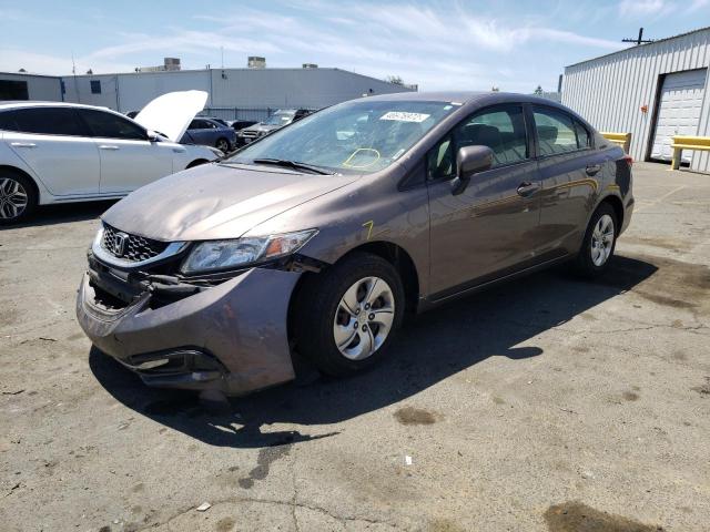 Photo 2 from auction – 2015 HONDA CIVIC LX with VIN 19XFB2F54FE276572