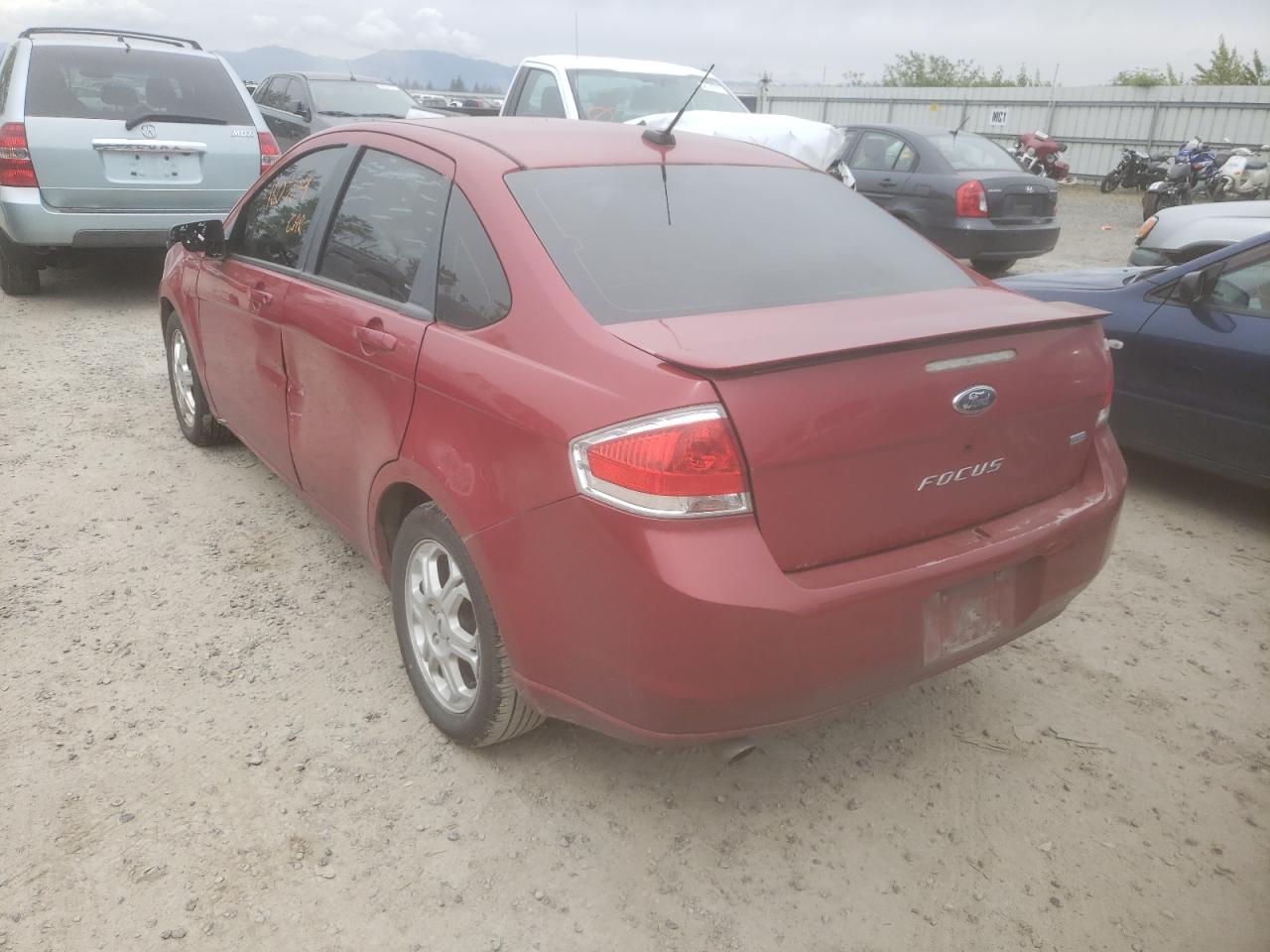 Photo 16 from auction – 2009 FORD FOCUS SES with VIN 1FAHP36N49W202942