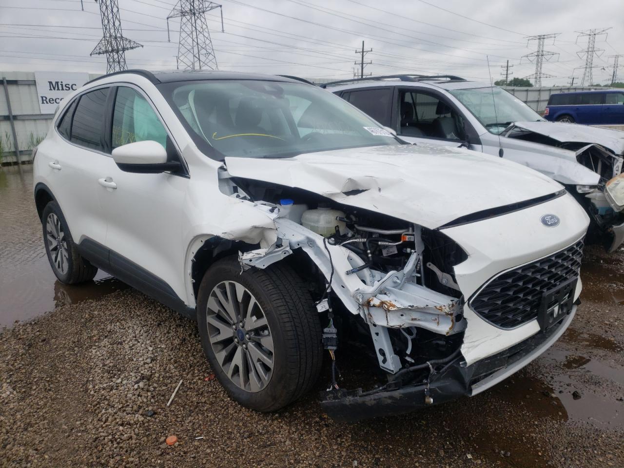 FORD ESCAPE TIT 2021 with VIN 1FMCU9J91MUB35937 - Photo from auction