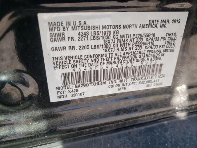 Photo 10 from auction – 2013 MITSUBISHI OUTLANDER with VIN 4A4AP5AU4DE016928