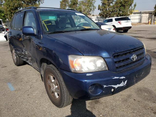 TOYOTA HIGHLANDER 2005 with VIN JTEGP21A150046727 - Photo from auction