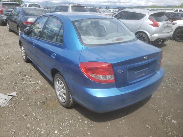Photo 3 from auction – 2004 KIA RIO with VIN KNADC125846299163