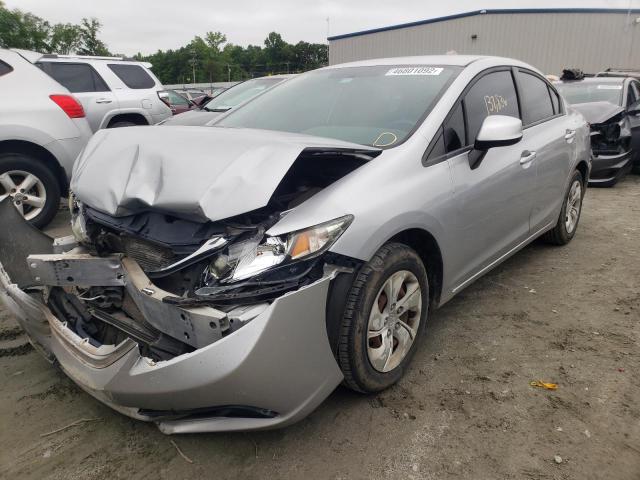 Photo 2 from auction – 2013 HONDA CIVIC LX with VIN 19XFB2F53DE089305