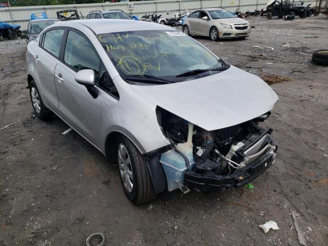 KIA RIO LX 2013 with VIN KNADM4A39D6242937 - Photo from auction