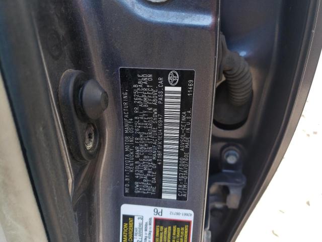 Photo 10 from auction – 2014 TOYOTA CAMRY L with VIN 4T1BF1FK1EU416947