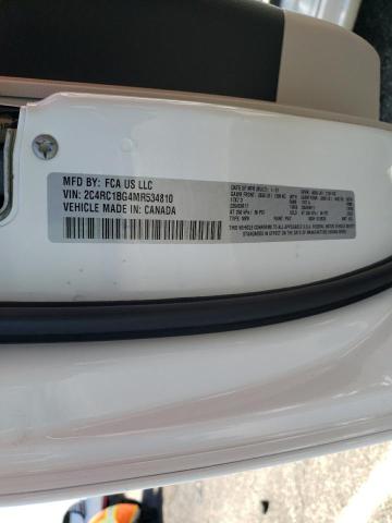 Photo 10 from auction – 2021 CHRYSLER PACIFICA T with VIN 2C4RC1BG4MR534810