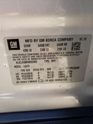 Photo 10 from auction – 2017 BUICK ENCORE PRE with VIN KL4CJASB6HB055092