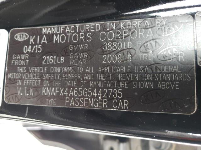 Photo 10 from auction – 2016 KIA FORTE LX with VIN KNAFX4A65G5442735