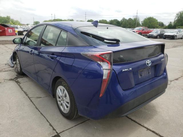 Photo 3 from auction – 2016 TOYOTA PRIUS with VIN JTDKBRFU7G3506452