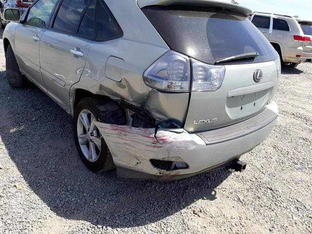 Photo 9 from auction – 2008 LEXUS RX 400H with VIN JTJHW31U082045540