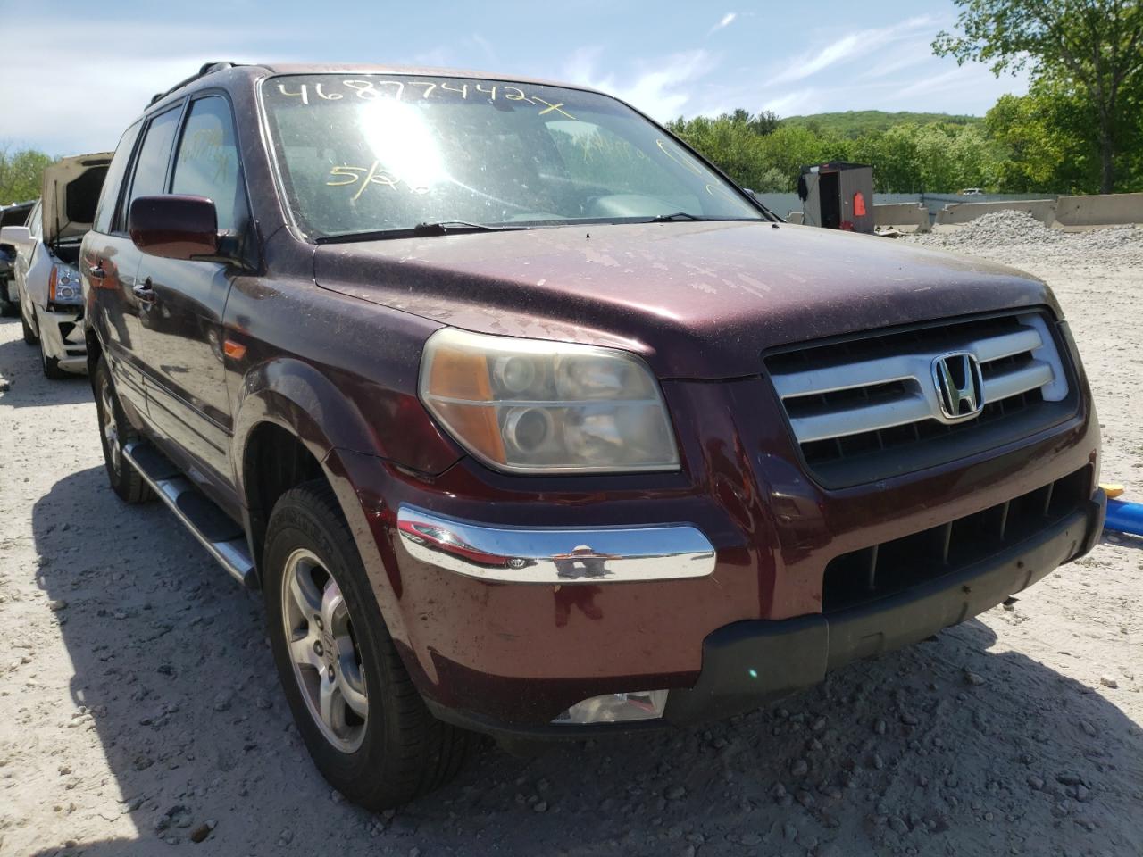 Photo 9 from auction – 2007 HONDA PILOT EXL with VIN 2HKYF18557H501583
